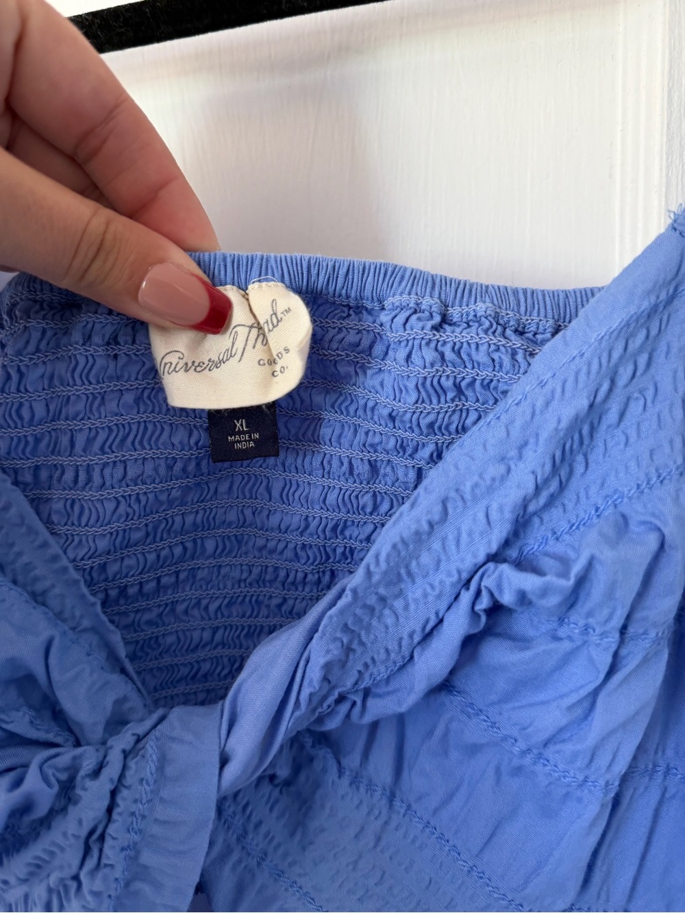 Universal Thread Periwinkle Midi Ruched Dress - Picture 5 of 11